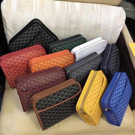 goyard clutch material|goyard clutch men.